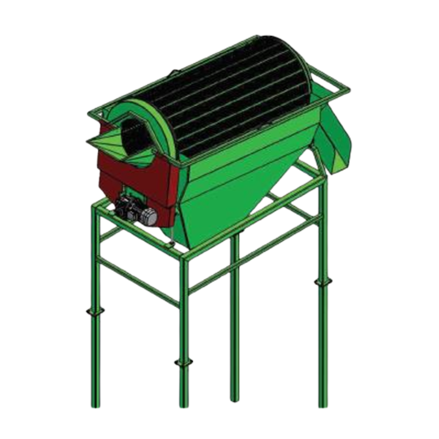 Crible de nettoyage — Installations Machines pour le nettoyage, séchage et stockage de fruits en coquille